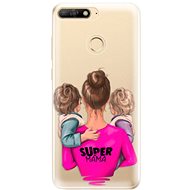 iSaprio Super Mama - Two Boys for Huawei Y6 Prime 2018 - Phone Cover