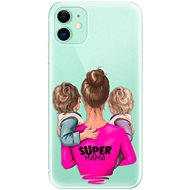 iSaprio Super Mama - Two Boys for iPhone 11 - Phone Cover