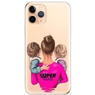 iSaprio Super Mama - Two Boys for iPhone 11 Pro - Phone Cover