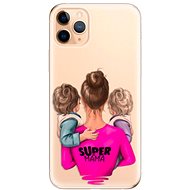 iSaprio Super Mama - Two Boys for iPhone 11 Pro Max - Phone Cover