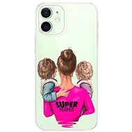 iSaprio Super Mama - Two Boys for iPhone 12 - Phone Cover