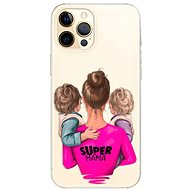 iSaprio Super Mama - Two Boys for iPhone 12 Pro - Phone Cover