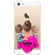iSaprio Super Mama - Two Boys for iPhone 5/5S/SE - Phone Cover