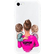 iSaprio Super Mama - Two Boys for iPhone SE 2020 - Phone Cover