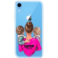 iSaprio Super Mama - Two Boys for iPhone Xr - Phone Cover