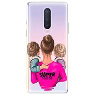 iSaprio Super Mama - Two Boys for OnePlus 8 - Phone Cover