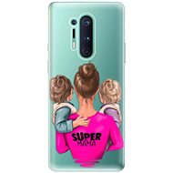 iSaprio Super Mama - Two Boys for OnePlus 8 Pro - Phone Cover