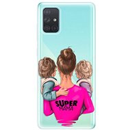 iSaprio Super Mama - Two Boys for Samsung Galaxy A71 - Phone Cover