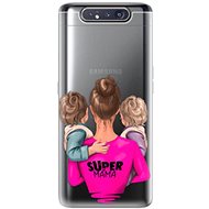 iSaprio Super Mama - Two Boys for Samsung Galaxy A80 - Phone Cover