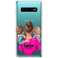 iSaprio Super Mama - Two Boys for Samsung Galaxy S10 - Phone Cover