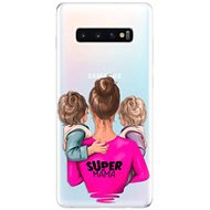 iSaprio Super Mama - Two Boys for Samsung Galaxy S10+ - Phone Cover