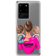 iSaprio Super Mama - Two Boys for Samsung Galaxy S20 Ultra - Phone Cover
