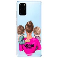 iSaprio Super Mama - Two Boys for Samsung Galaxy S20+ - Phone Cover