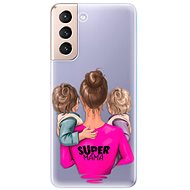 iSaprio Super Mama - Two Boys for Samsung Galaxy S21 - Phone Cover