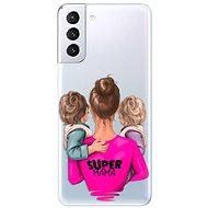 iSaprio Super Mama - Two Boys for Samsung Galaxy S21+ - Phone Cover