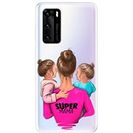 iSaprio Super Mama - Two Girls for Huawei P40 - Phone Cover