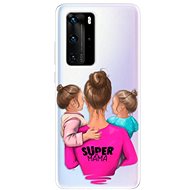 iSaprio Super Mama - Two Girls for Huawei P40 Pro - Phone Cover