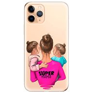 iSaprio Super Mama - Two Girls for iPhone 11 Pro - Phone Cover