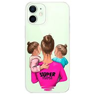 iSaprio Super Mama - Two Girls for iPhone 12 - Phone Cover