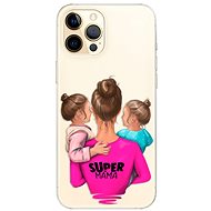 iSaprio Super Mama - Two Girls for iPhone 12 Pro - Phone Cover