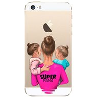iSaprio Super Mama - Two Girls for iPhone 5/5S/SE - Phone Cover