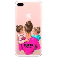 iSaprio Super Mama - Two Girls for iPhone 7 Plus / 8 Plus - Phone Cover