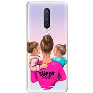 iSaprio Super Mama - Two Girls for OnePlus 8 - Phone Cover