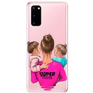 iSaprio Super Mama - Two Girls for Samsung Galaxy S20 - Phone Cover