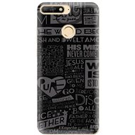 iSaprio Text 01 for Huawei Y6 Prime 2018 - Phone Cover