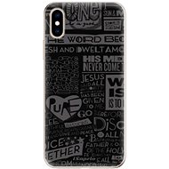 iSaprio Text 01 for iPhone XS - Phone Cover