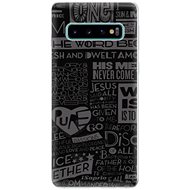 iSaprio Text 01 for Samsung Galaxy S10 - Phone Cover