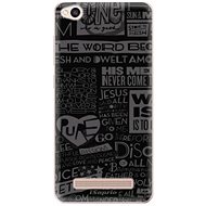 iSaprio Text 01 for Xiaomi Redmi 4A - Phone Cover