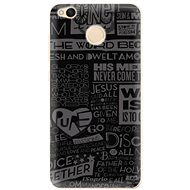 iSaprio Text 01 for Xiaomi Redmi 4X - Phone Cover
