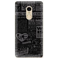 iSaprio Text 01 for Xiaomi Redmi Note 4 - Phone Cover