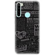 iSaprio Text 01 for Xiaomi Redmi Note 8 - Phone Cover