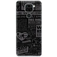 iSaprio Text 01 for Xiaomi Redmi Note 9 - Phone Cover
