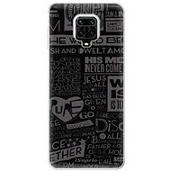 iSaprio Text 01 for Xiaomi Redmi Note 9 Pro - Phone Cover