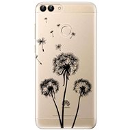 iSaprio Three Dandelions - Black for Huawei P Smart - Phone Cover