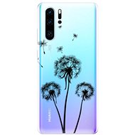 iSaprio Three Dandelions - Black for Huawei P30 Pro - Phone Cover