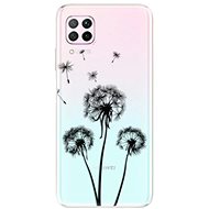 iSaprio Three Dandelions - Black for Huawei P40 Lite - Phone Cover