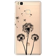 iSaprio Three Dandelions - Black for Huawei P9 Lite - Phone Cover
