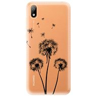 iSaprio Three Dandelions - Black for Huawei Y5 2019 - Phone Cover