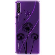 iSaprio Three Dandelions - Black for Huawei Y6p - Phone Cover