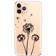 iSaprio Three Dandelions - Black for iPhone 11 Pro - Phone Cover