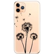 iSaprio Three Dandelions - Black for iPhone 11 Pro Max - Phone Cover