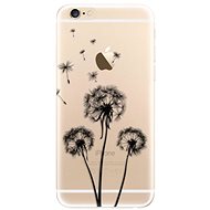 iSaprio Three Dandelions - Black for iPhone 6/ 6S - Phone Cover