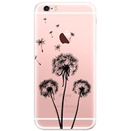 iSaprio Three Dandelions - Black for iPhone 6 Plus - Phone Cover