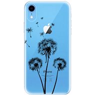 iSaprio Three Dandelions - Black for iPhone Xr - Phone Cover