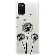 iSaprio Three Dandelions - Black for Samsung Galaxy A02s - Phone Cover