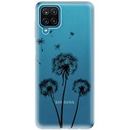 iSaprio Three Dandelions - Black for Samsung Galaxy A12 - Phone Cover